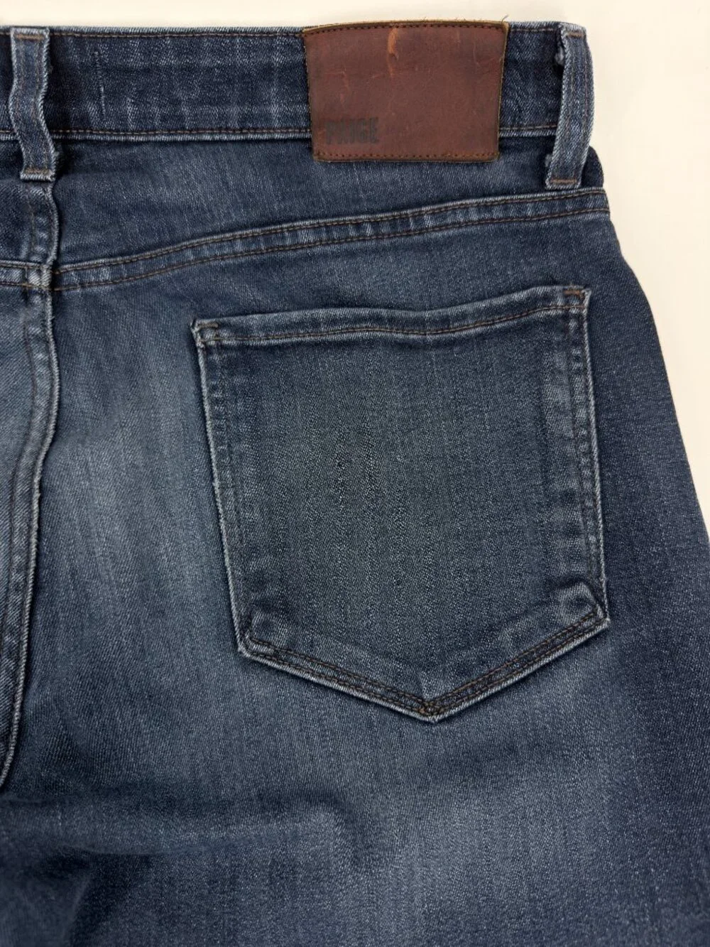 PAIGE Lennox Premium Stretch Jeans Medium Wash 36x33 USA